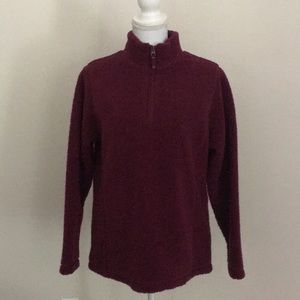 LANDS END Sherpa Pullover Jacket